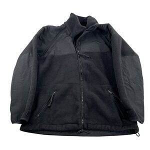 ECWCS Military Fleece Jacket M Black Cold Weather Liner Army Full Zip Outdoor